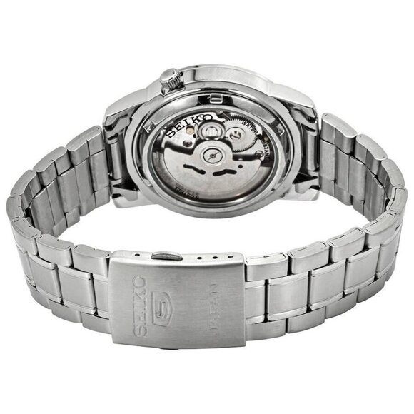 NWT Authentic Seiko 5 Automatic Black Dial Men's Watch - Picture 3 of 3